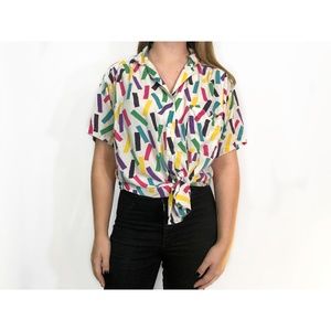Sandra Ingresh Vintage Button Up